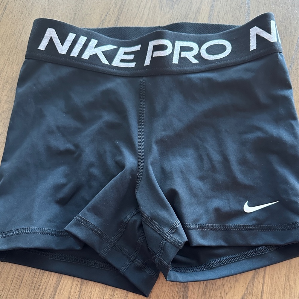 Nike Women's Black Pro Bike Shorts